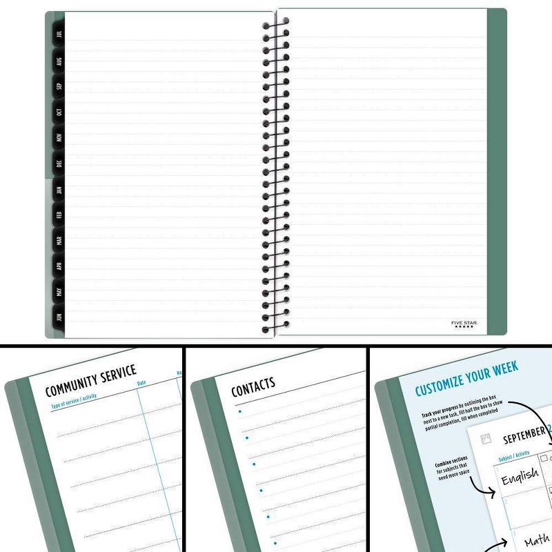 slide 6 of 11, Five Star 2025-2026 Customizable Seaglass Small, 1 ct