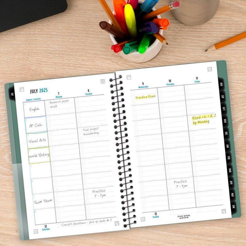 slide 8 of 11, Five Star 2025-2026 Customizable Seaglass Small, 1 ct