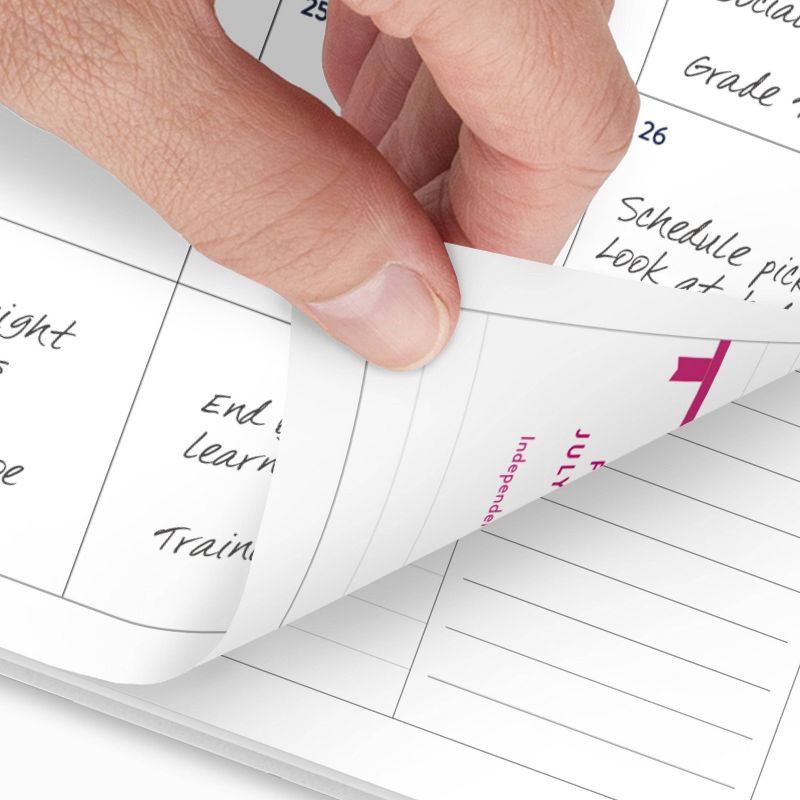 slide 9 of 12, Emily Ley for At-A-Glance 9.25"x11.25" 2025-2026 Weekly/Monthly Happy Stripe Teacher Large Planner, Teacher Supplies, 1 ct