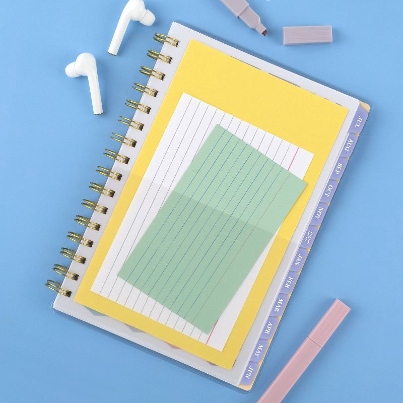 slide 11 of 12, Cambridge 2025-2026 Weekly/Monthly Small Rainbow Skies Planner, 1 ct