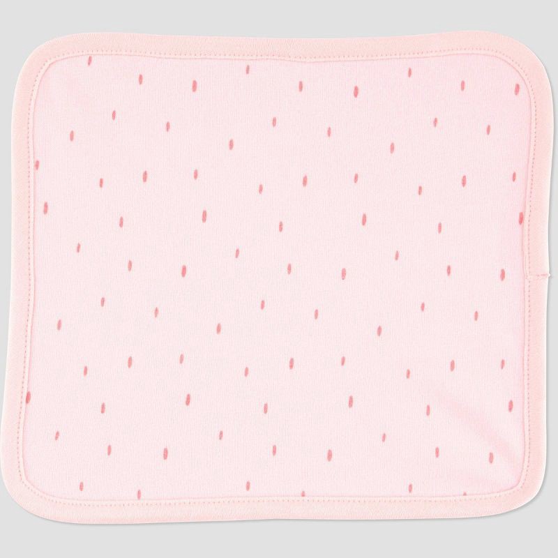 slide 2 of 4, Carter's Just One You®️ Baby Strawberry Washcloth - Pink: Cotton Terry, 9x9, Food Pattern, 1 ct