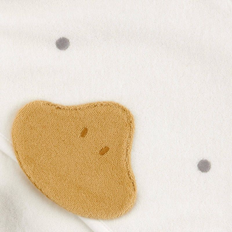 slide 3 of 4, Carter's Just One You®️ Baby 2pk Duck Towel - Gray/White: Hooded Terry Towels, Cotton & Polyester, Animal Print, 29"x29", 2 ct