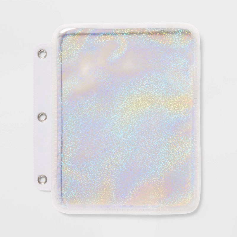 slide 1 of 3, 3 Ring Tablet Zip Pouch Iridescent - up&up™, 1 ct