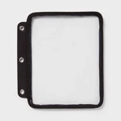 3 Ring Tablet Zip Pouch Solid Clear - up&up™