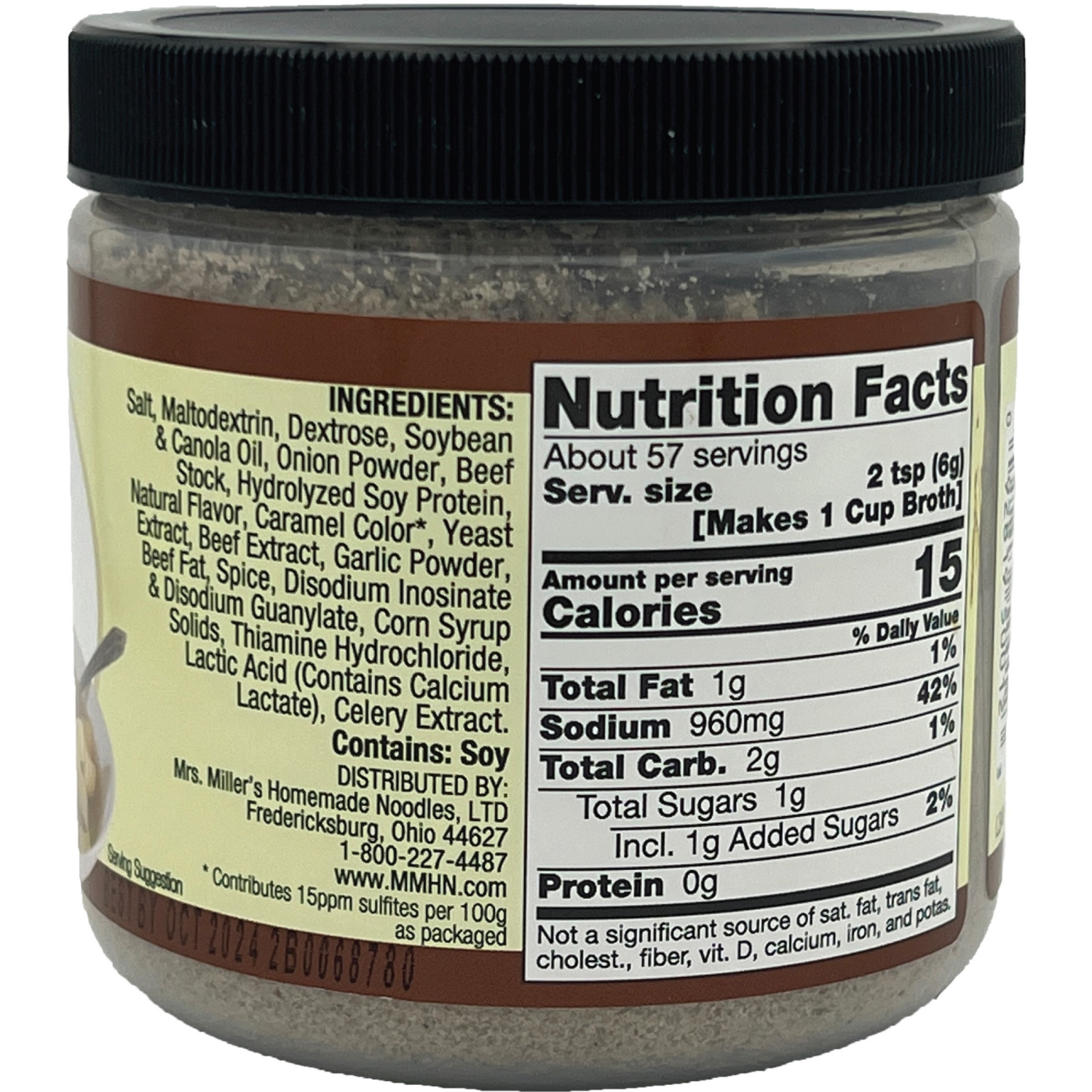 slide 2 of 3, Mrs. Miller's Beef Flavored Soup Base With Other Natural Flavor, 12 oz