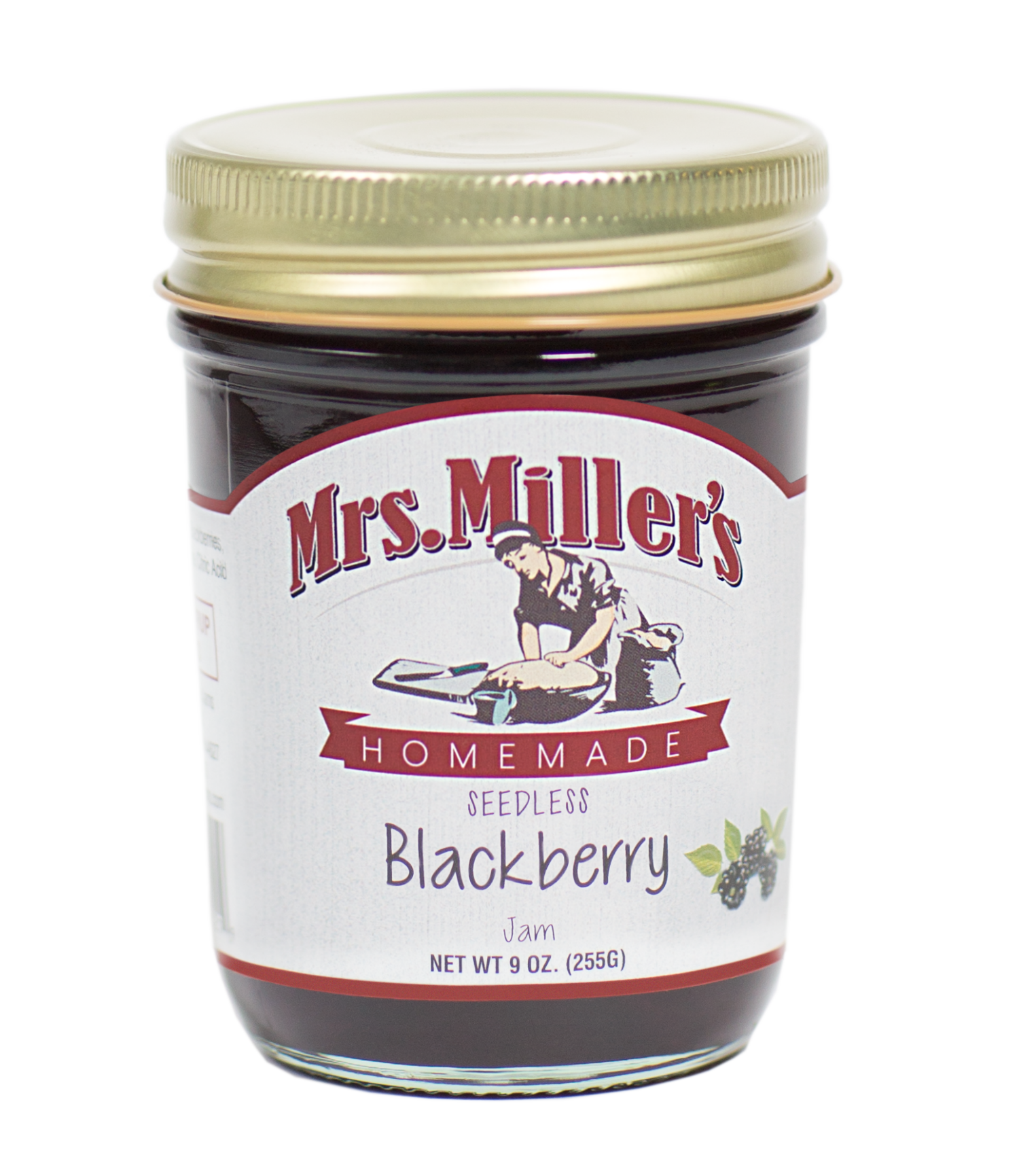 slide 1 of 1, Mrs Miller's Homemade Seedless Blackberry Jam 9oz, 9 oz