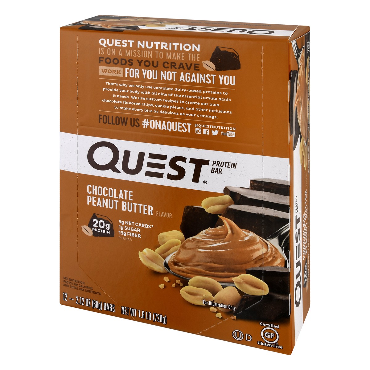 slide 3 of 9, Quest Protein Bar, 12 ct