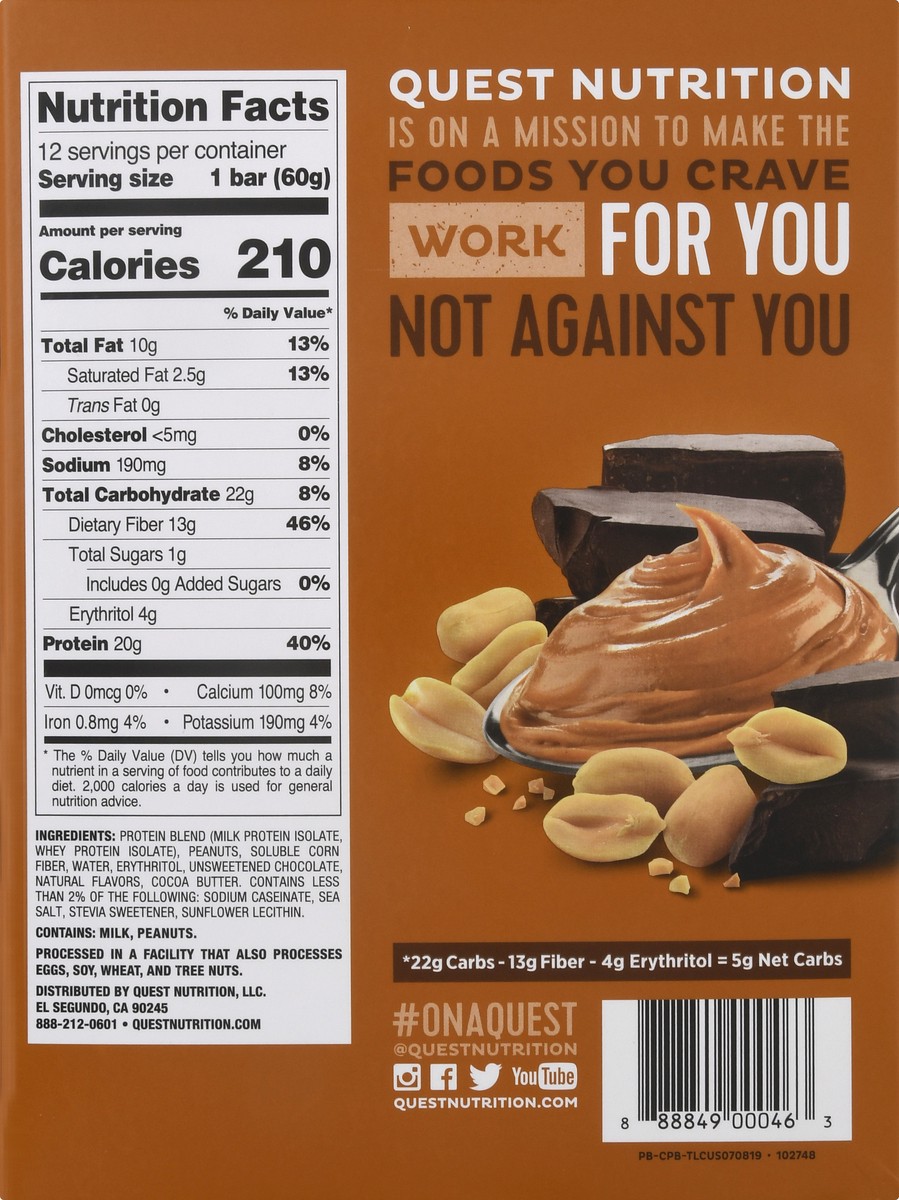 slide 5 of 9, Quest Protein Bar, 12 ct
