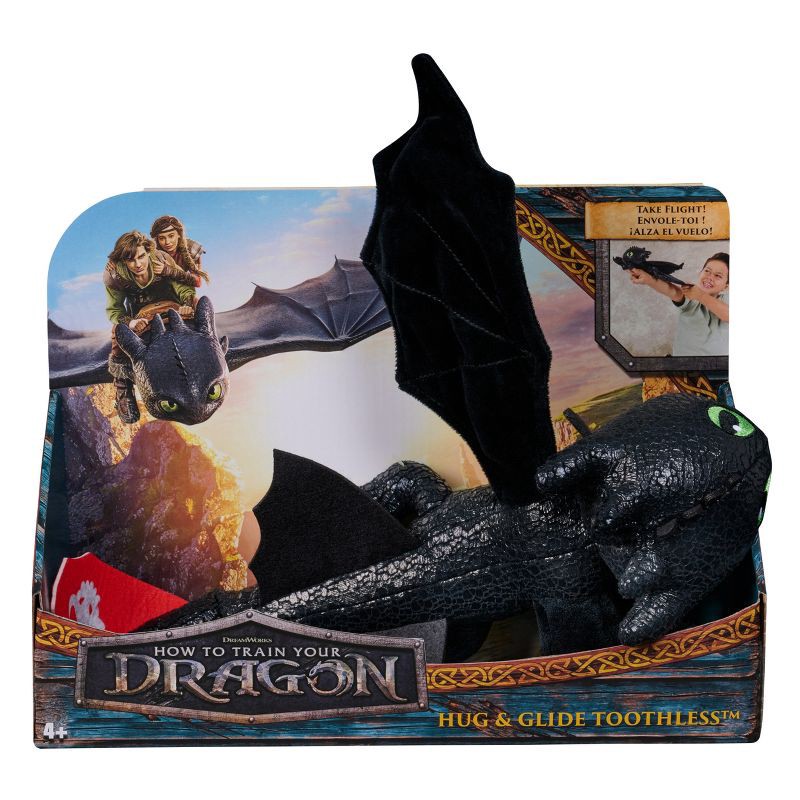 slide 2 of 9, How to Train Your Dragon Toothless 12" Plush, 1 ct