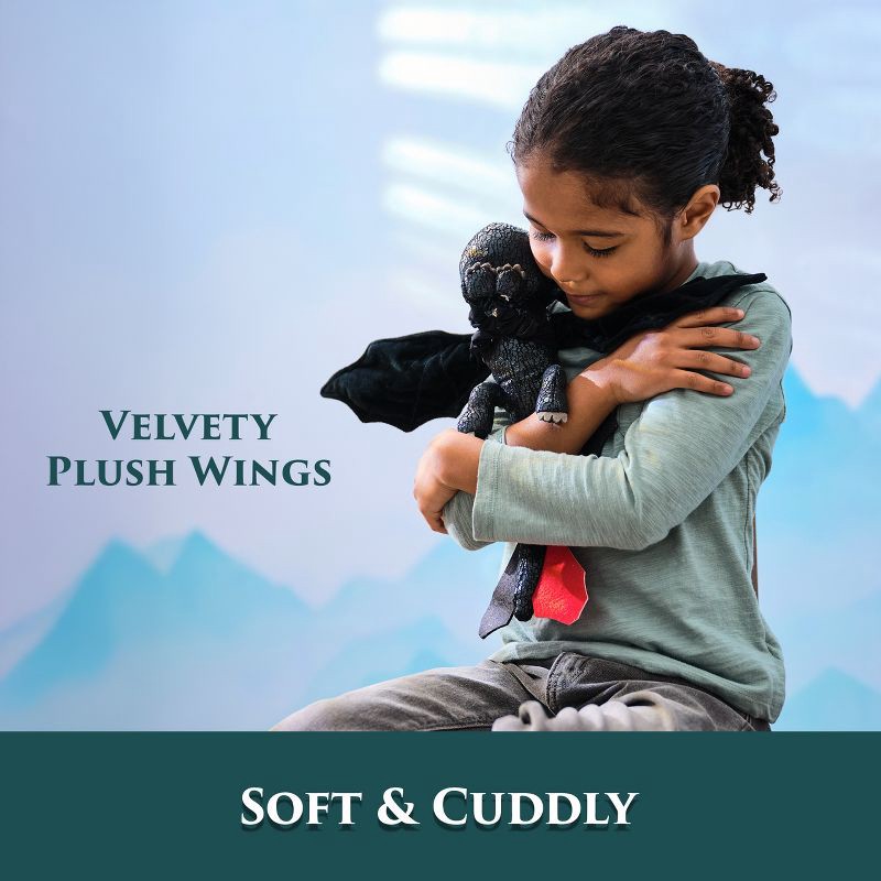 slide 7 of 9, How to Train Your Dragon Toothless 12" Plush, 1 ct