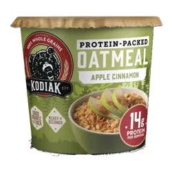Kodiak Cakes Protein-Packed Single-Serve Oatmeal Cup Apple Cinnamon - 2.12oz