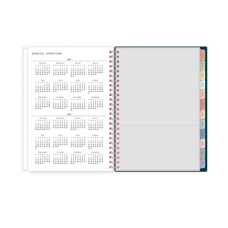 slide 7 of 14, WAAV 5.875"x8.625" Wirebound 2025-2026 Weekly/Monthly Planner Frosted Callisto, 1 ct