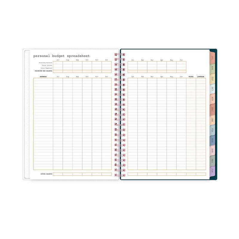 slide 9 of 14, WAAV 5.875"x8.625" Wirebound 2025-2026 Weekly/Monthly Planner Frosted Callisto, 1 ct