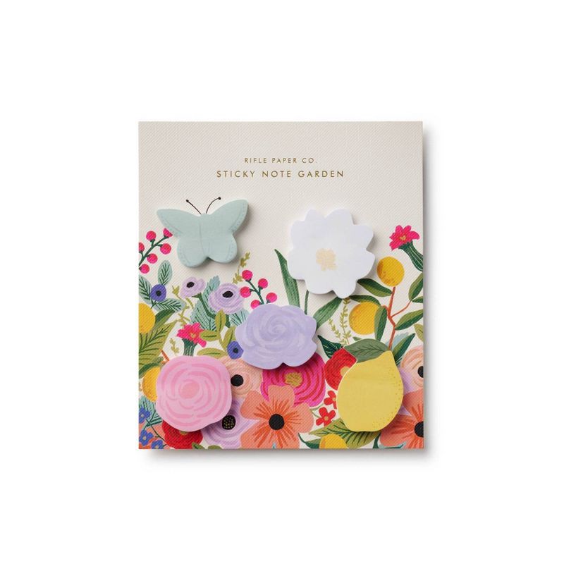 slide 1 of 7, Rifle Paper Co. Garden Party Mini Sticky Note Set, 1 ct