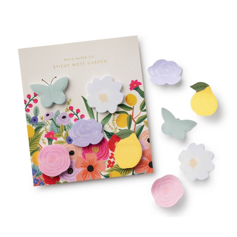 slide 7 of 7, Rifle Paper Co. Garden Party Mini Sticky Note Set, 1 ct