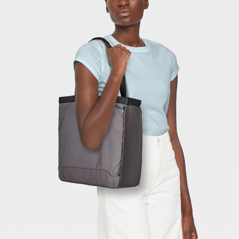 slide 2 of 6, Daypack Packing Tote Bag - Open Story™ Gray: Softside, Twill Construction, 1 ct