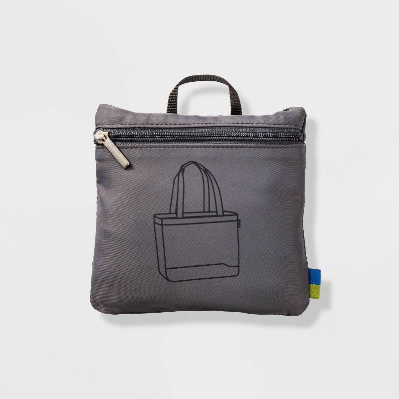 slide 4 of 6, Daypack Packing Tote Bag - Open Story™ Gray: Softside, Twill Construction, 1 ct
