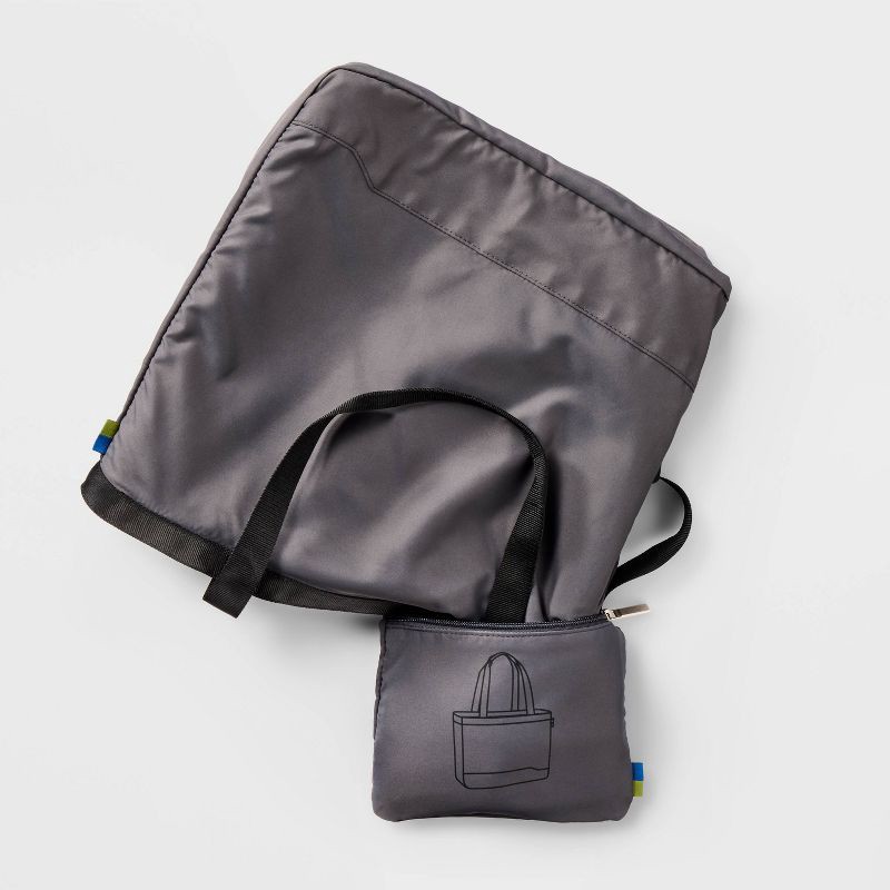 slide 5 of 6, Daypack Packing Tote Bag - Open Story™ Gray: Softside, Twill Construction, 1 ct