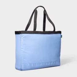 Daypack Packing Tote Bag - Open Story™ Blue: Travel Softside Twill Handbag