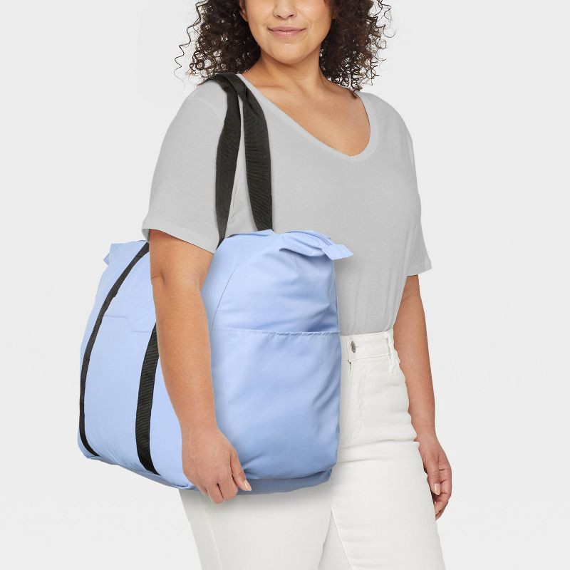 slide 2 of 6, 40L Weekender Bag - Open Story™ Blue: Softside Water-Resistant Luggage, 40 liter