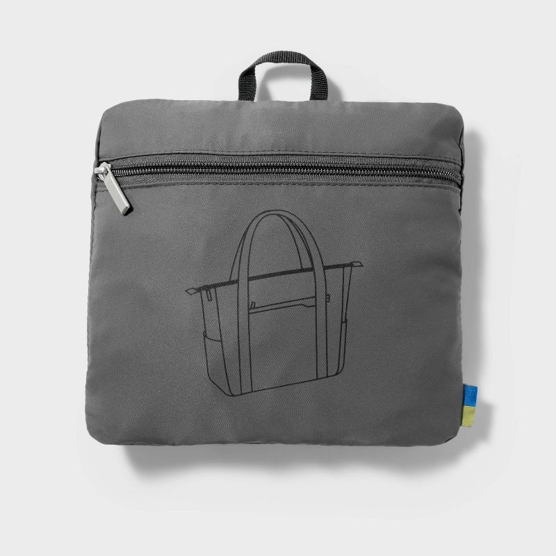 slide 4 of 6, 40L Weekender Bag - Open Story™ Gray: Softside Carry On Luggage, 40 liter