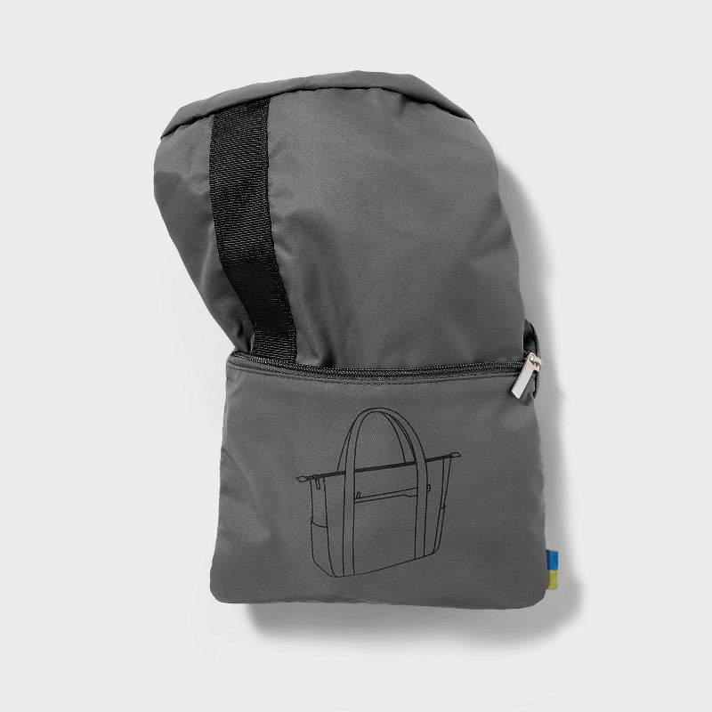 slide 5 of 6, 40L Weekender Bag - Open Story™ Gray: Softside Carry On Luggage, 40 liter
