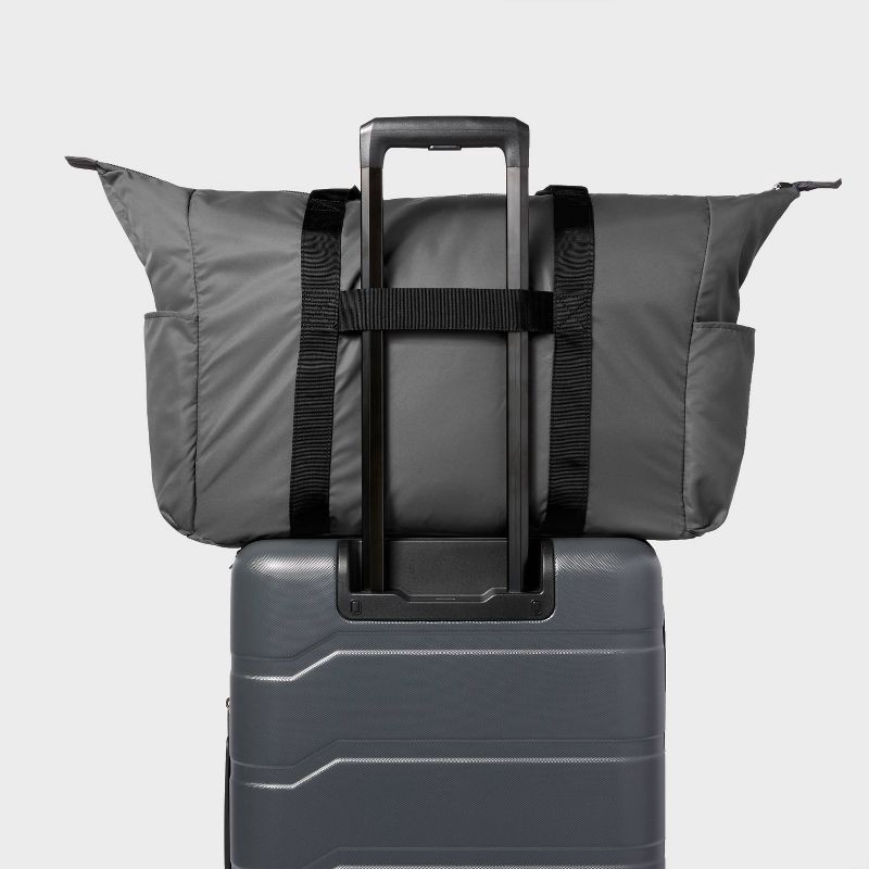 slide 6 of 6, 40L Weekender Bag - Open Story™ Gray: Softside Carry On Luggage, 40 liter