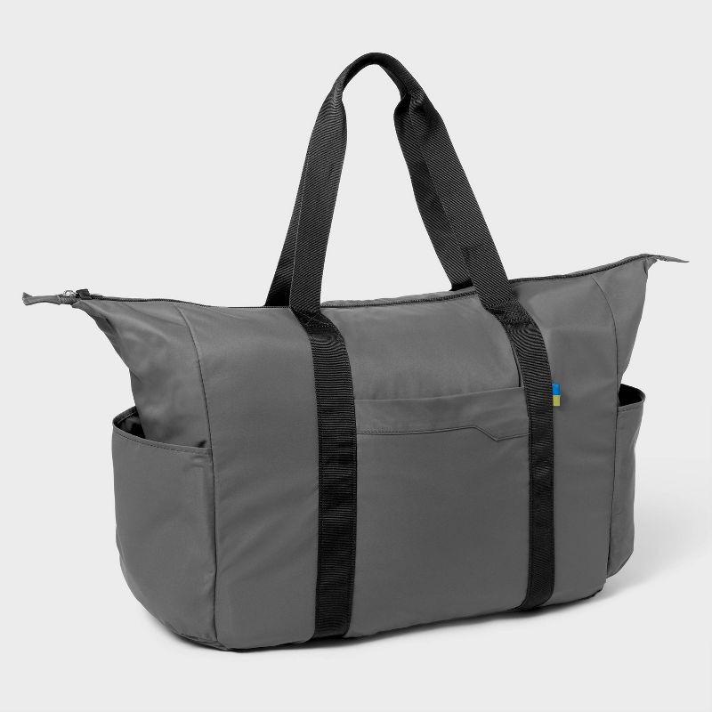 slide 1 of 6, 40L Weekender Bag - Open Story™ Gray: Softside Carry On Luggage, 40 liter