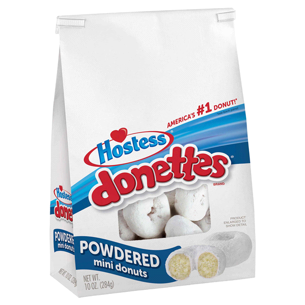 slide 1 of 1, Hostess Mini Powdered Donettes, 13.16 oz