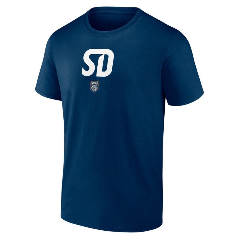 slide 2 of 3, MLS San Diego FC Men's Short Sleeve T-Shirt - XL: Cotton Crew Neck Pullover, 1 ct