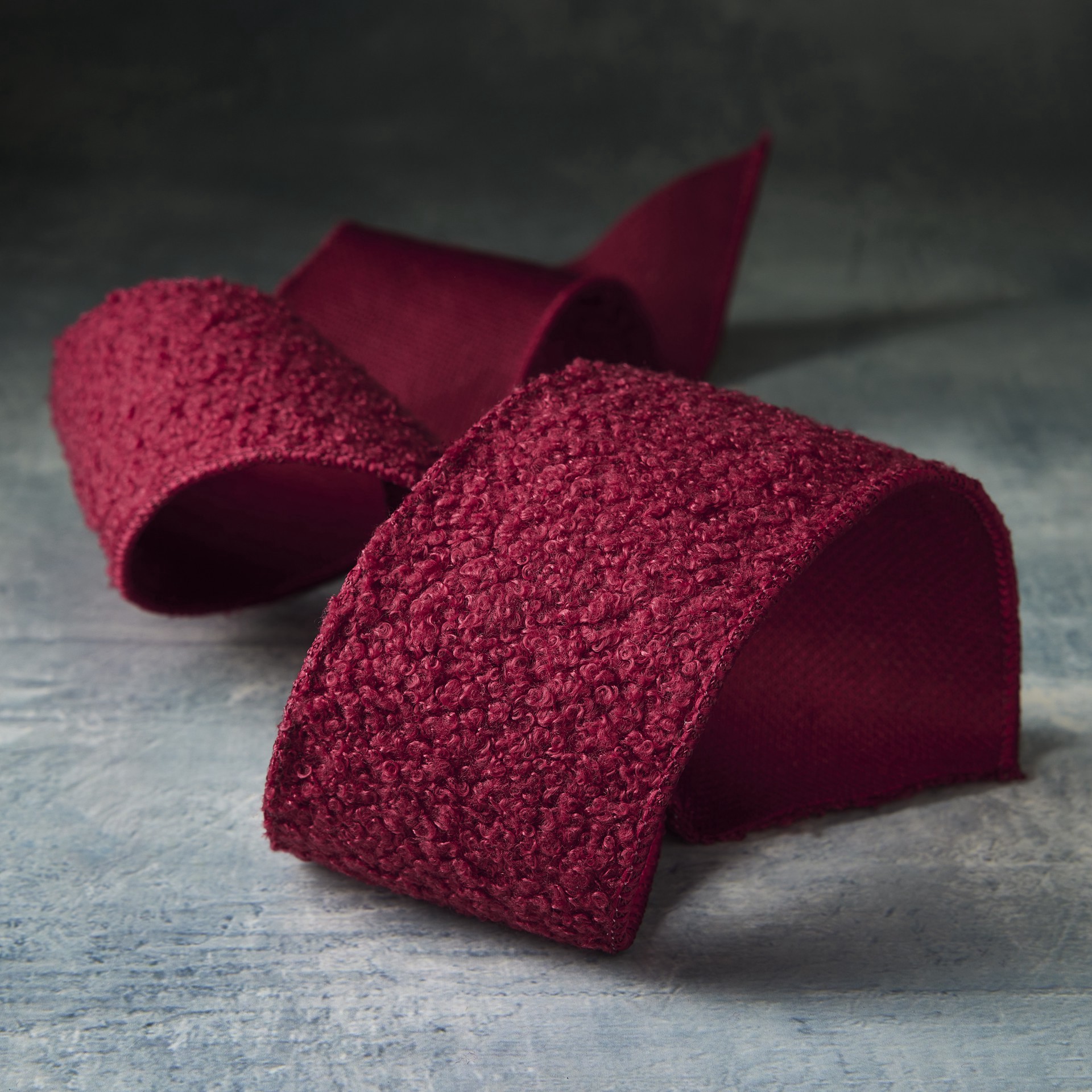 slide 2 of 2, 2.5" X 3yd. Faux Fur Sherpa Wired Ribbon By Celebrate It Classic, 2.5 in x 3 yd