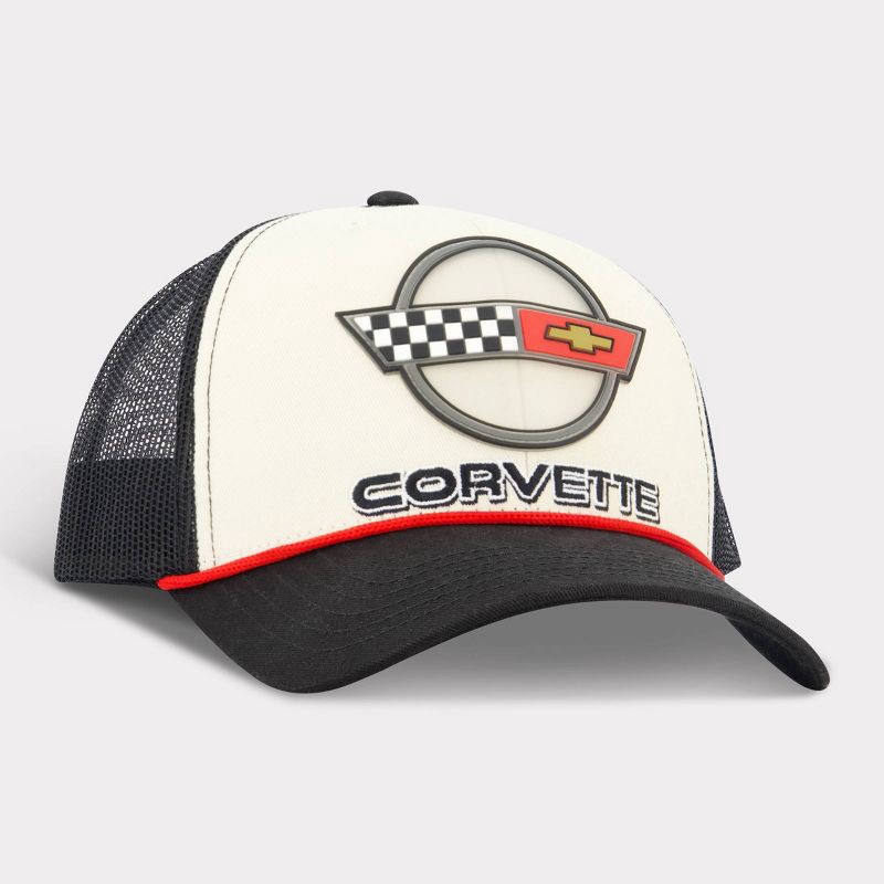 slide 3 of 5, Men's Corvette Racing Trucker Hat, 1 ct