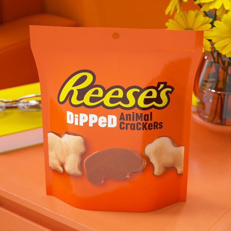 slide 3 of 7, Reese's Dipped Animal Crackers - 8.5oz, 8.5 oz
