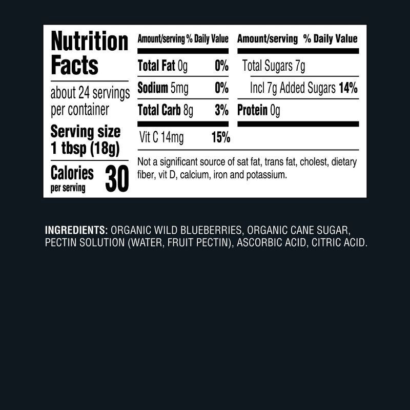 slide 5 of 5, Signature Organic Wild Blueberry Fruit Spread - 15.5oz - Good & Gather™, 15.5 oz