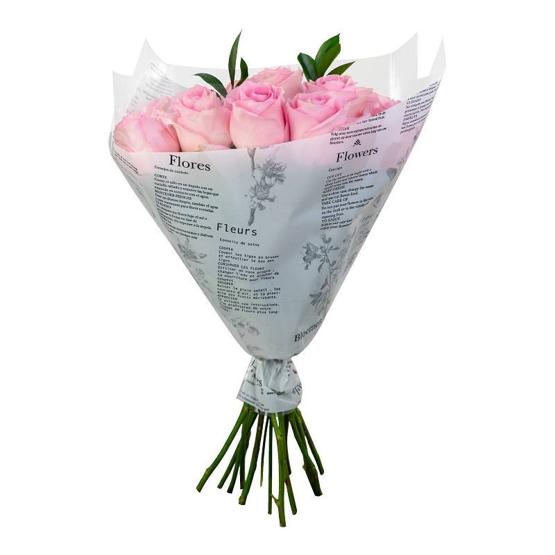 slide 7 of 8, Dozen Fresh Cut Vibrant Pink Roses (Colors May Vary) - Good Little Garden™, 1 ct