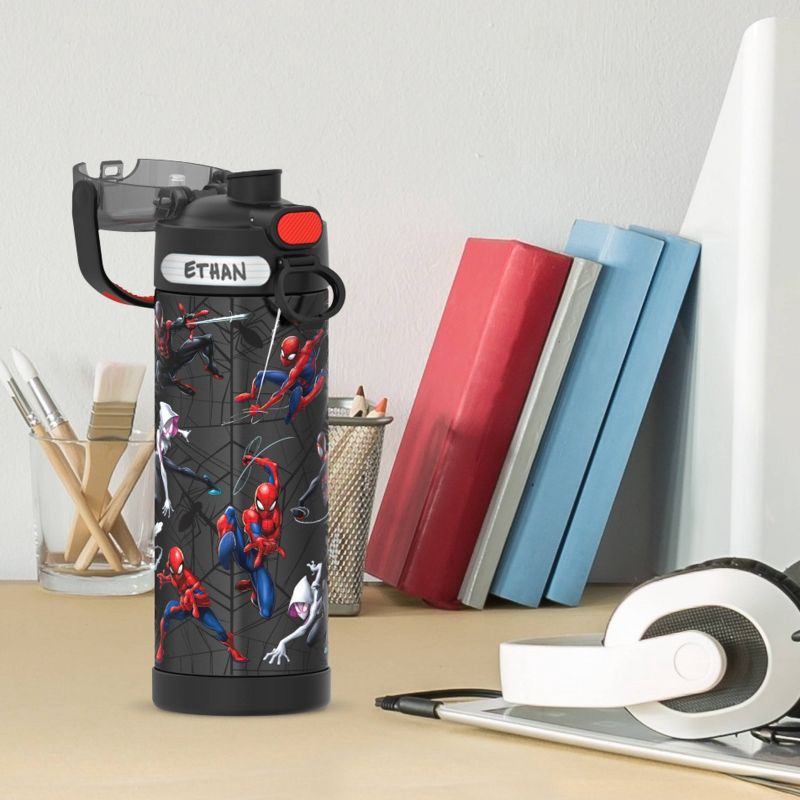 slide 10 of 10, Thermos 16oz Stainless Steel FUNtainer Water Bottle with Bail Handle - Black, 16 oz