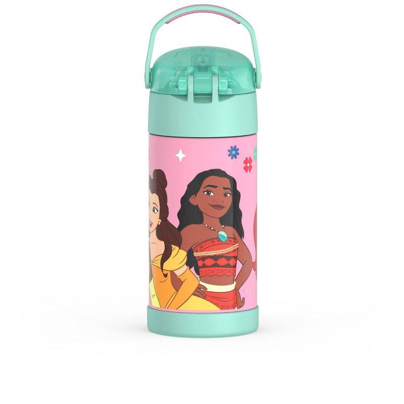 slide 6 of 10, Thermos Kids' 12oz Stainless Steel FUNtainer Water Bottle with Bail Handle - Green, 12 oz