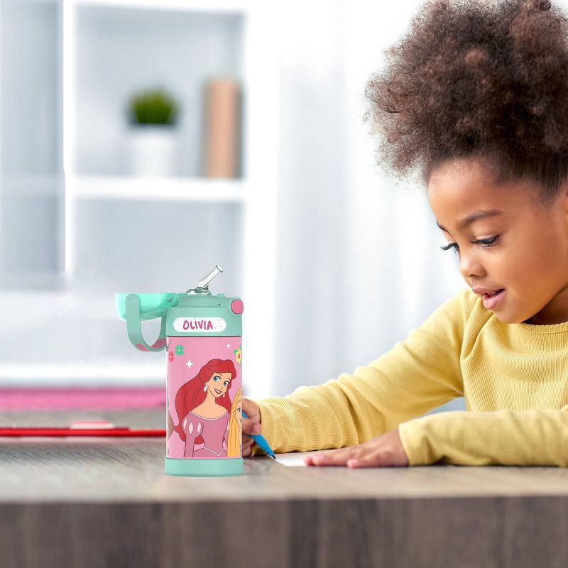 slide 10 of 10, Thermos Kids' 12oz Stainless Steel FUNtainer Water Bottle with Bail Handle - Green, 12 oz