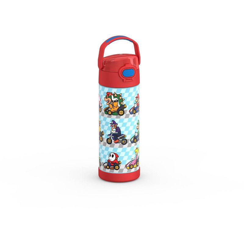 slide 3 of 12, Thermos 16oz Stainless Steel FUNtainer Water Bottle with Bail Handle - Mario Kart, 16 oz