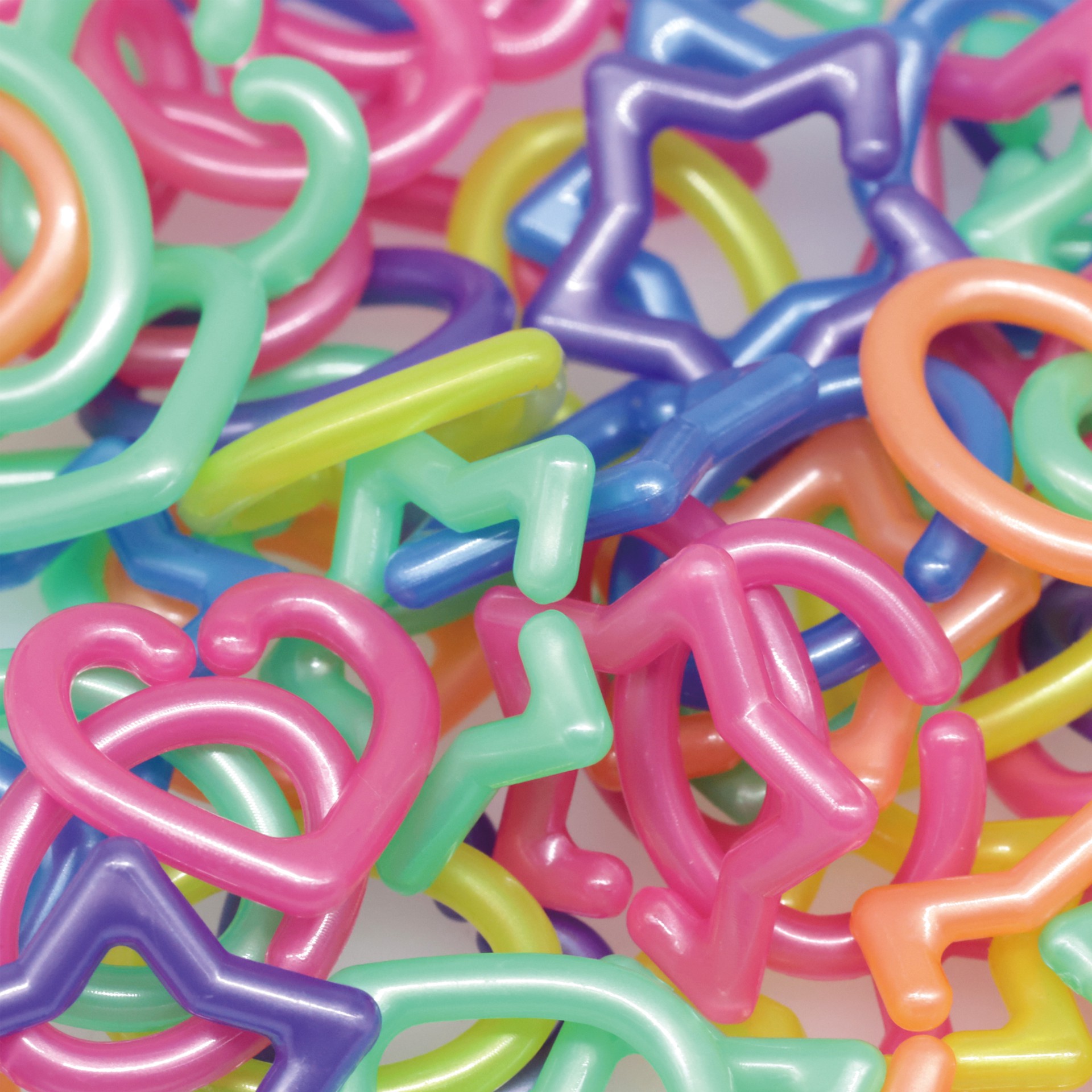 slide 5 of 5, Bright Pearl Mixed Shape Chain Links By Creatology, 13 mm