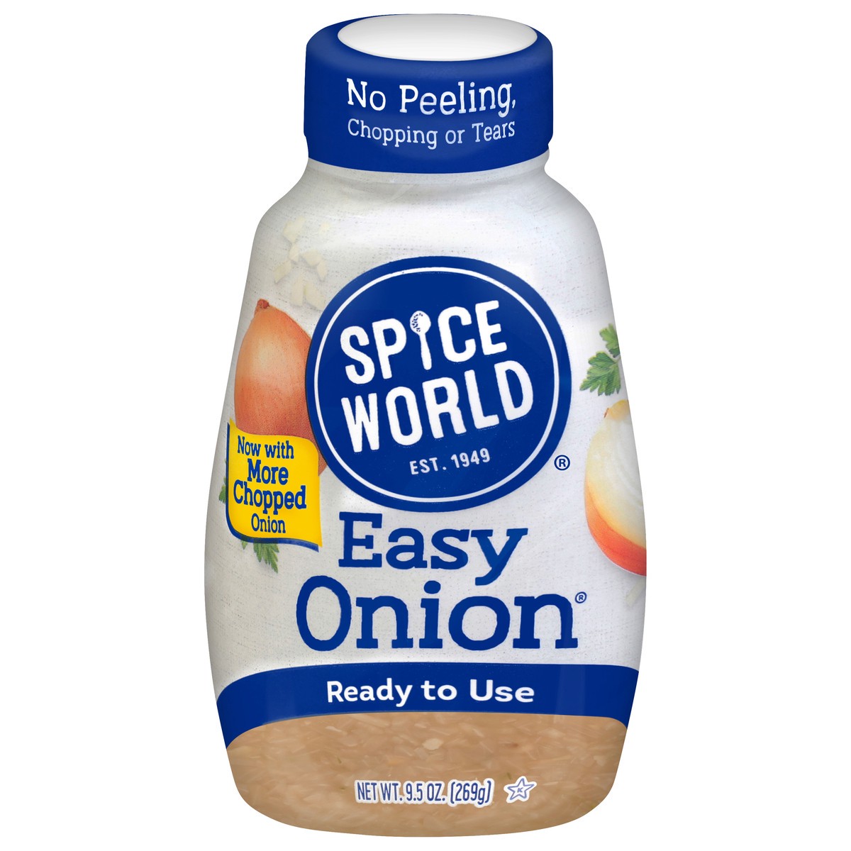 slide 1 of 9, Spice World Low Sodium Easy Onion 9.5 oz, 9.5 oz