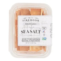 Firehook Organic Sea Salt Mediterraean Baked Crackers