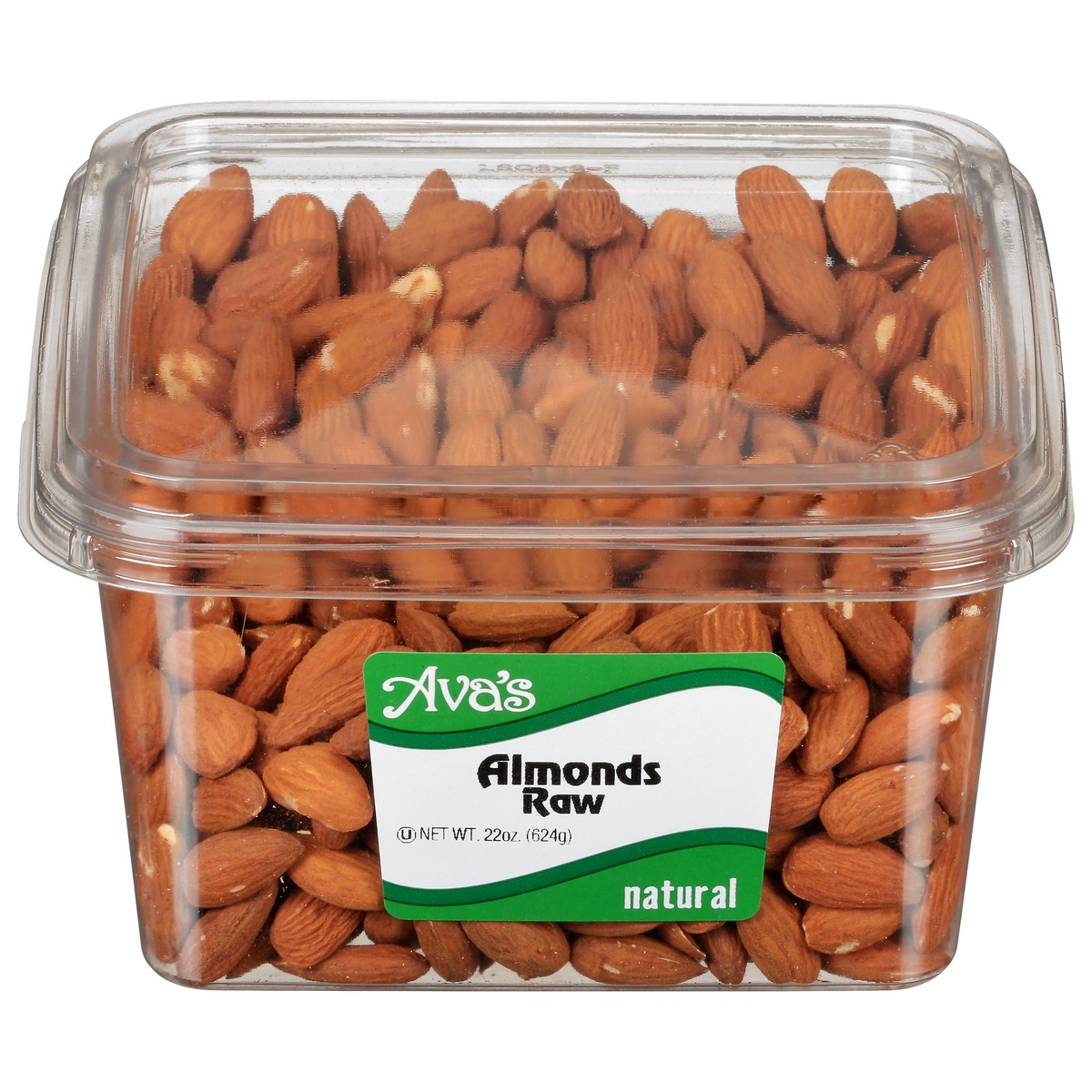 slide 1 of 1, Ava's Raw Almonds, 22 oz