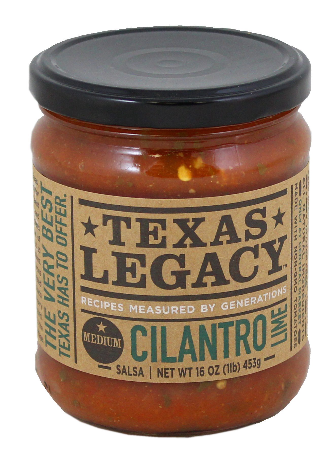 slide 1 of 1, Texas Legacy Salsa Cilantro Lime Medium, 16 oz