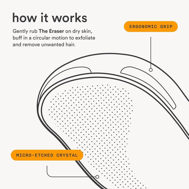 slide 3 of 8, Nood Ingrown Hair Treatment - The Eraser, 1 ct