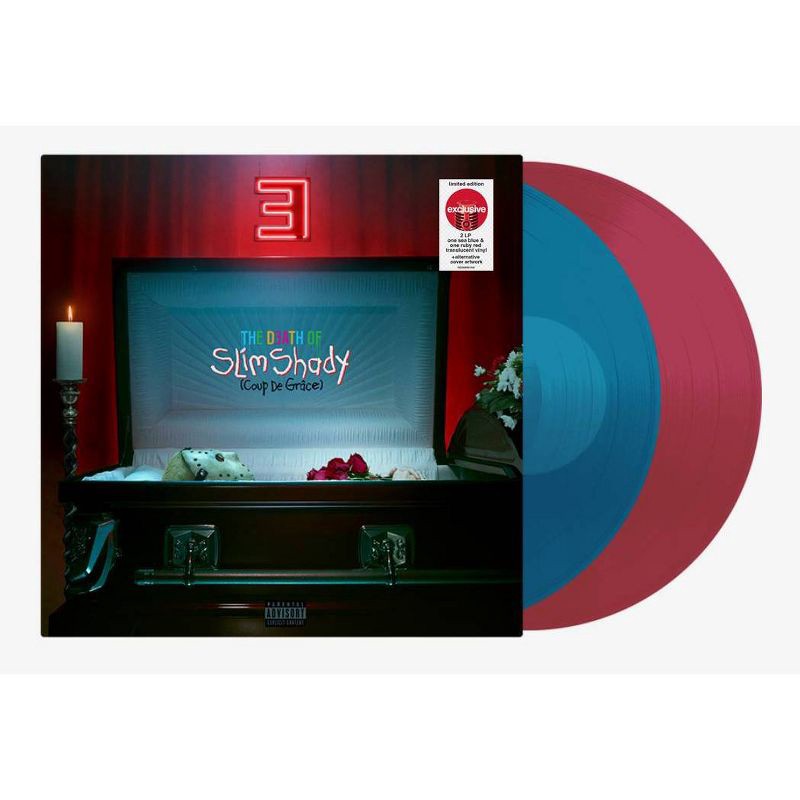 slide 1 of 1, Universal Music Group Eminem - The Death of Slim Shady (Coup de Grâce) (Target Exclusive, Vinyl) (Blue & Red Translucent), 1 ct