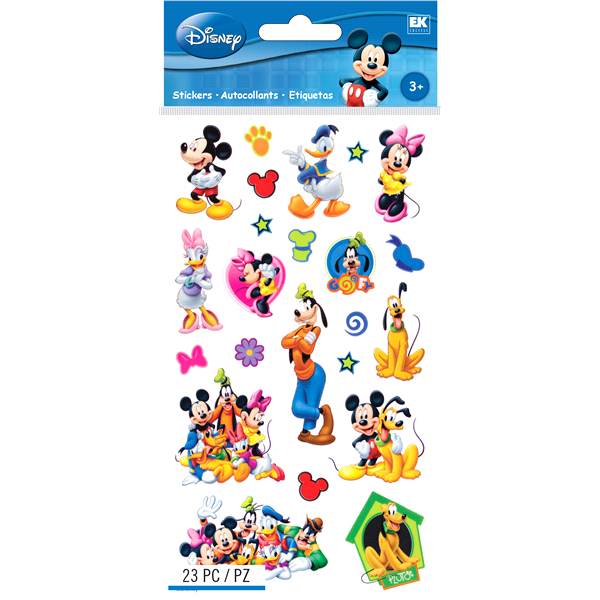 slide 1 of 1, Sticko Stickers Disney Stickers Mickey and Friends, 23 ct