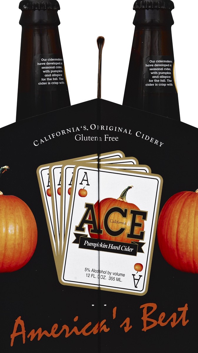 slide 3 of 5, Ace California Craft Cider Pumpkin Beer 6 - 12 fl oz Bottles, 6 ct