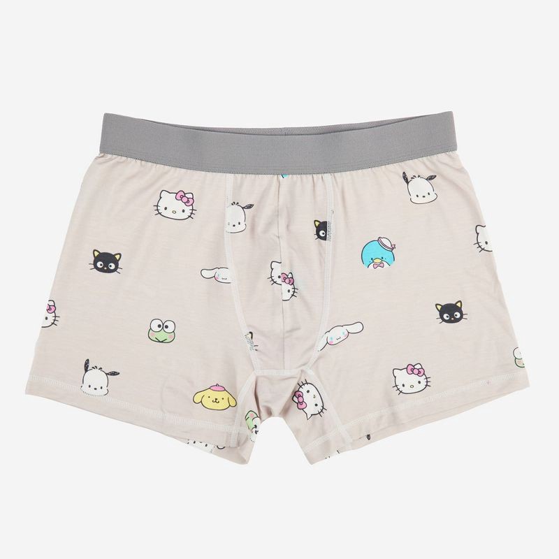slide 3 of 3, Men's Sanrio Boxer Briefs - Gray XL, 1 ct