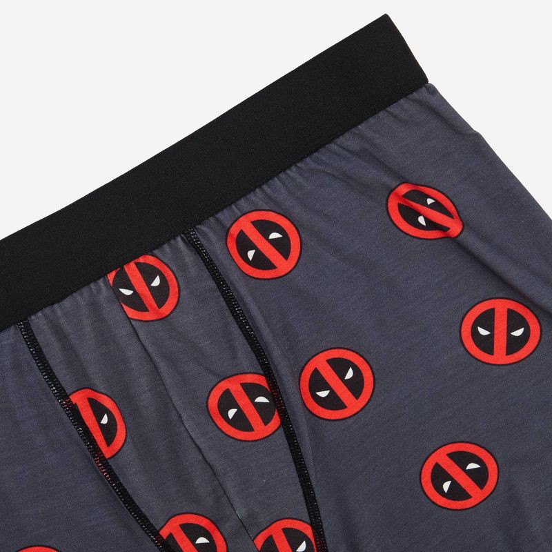 slide 2 of 3, Men's Deadpool Boxer Briefs - Gray L, 1 ct